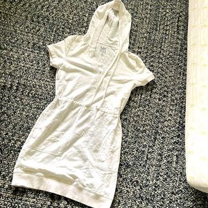 Michael Kors Drawstring dress. Cover up. Hoodie. Pockets. medium.